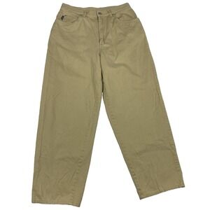 Lauren Ralph Lauren Women's Size‎ 8 100% Cotton Denim Jeans Khaki Tan Vintage